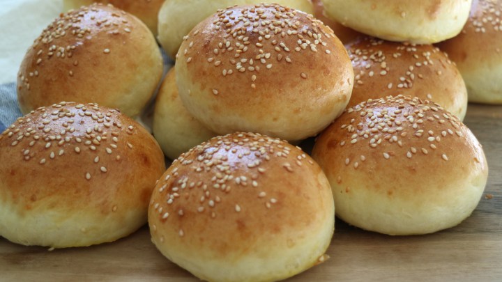 Brioche rolls for burgers