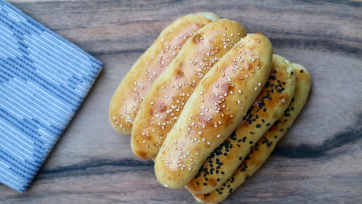 Scandinavian hot dog rolls