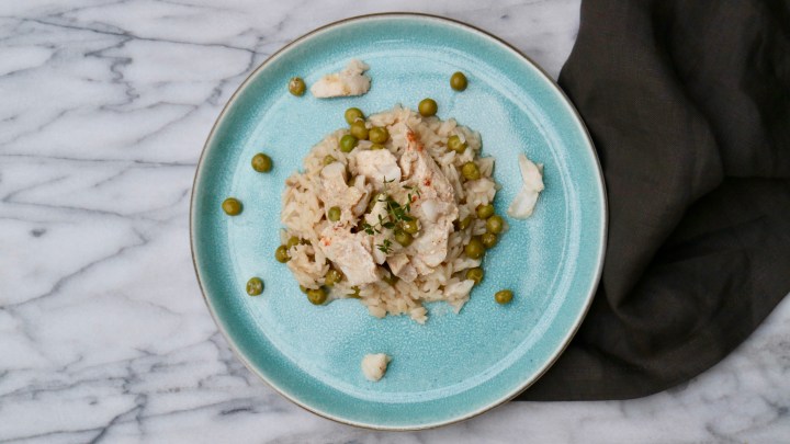 Baked haddock with ginger and lemon