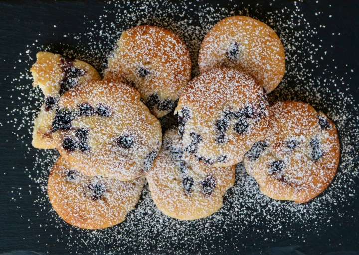 Blueberry and ginger muffins